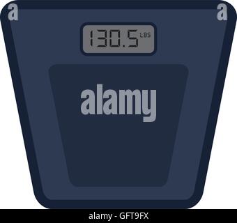 digital scale icon Stock Vector