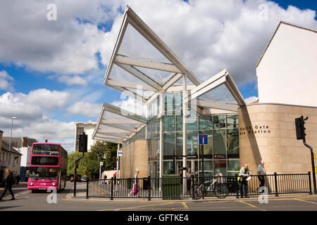 The new bus station in Northampton North Gate Bus Station with a
