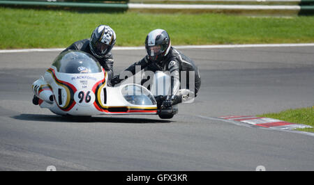 Classic Motorcycle Racing Stock Photo