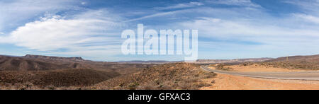 Panorama of the Baja California desert Stock Photo