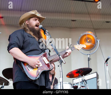 Chicago, Illinois, USA. 30th July, 2016. CHRIS STAPLETON performs live during Lollapalooza Music Festival at Grant Park in Chicago, Illinois © Daniel DeSlover/ZUMA Wire/Alamy Live News Stock Photo