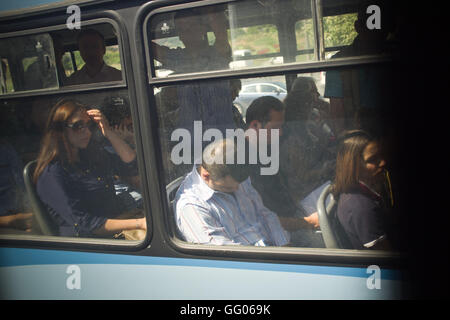 Istanbul, Turkey. 6th June, 2013. File Image - Passengers are seen inside a local bus in Istanbul, Turkey. Note for Editors: This image belongs to a personal work that was shot on 2013 along Iran, Turkey and India named ''The Passenger - Lost Photos' © Jordi Boixareu/ZUMA Wire/Alamy Live News Stock Photo