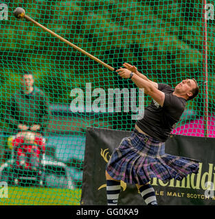 Dufftown,Moray,Scotland,UK. 30th July 2016. This is activity within Dufftown Highland Games, Moray, Scotland. Stock Photo