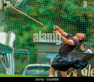 Dufftown,Moray,Scotland,UK. 30th July 2016. This is activity within Dufftown Highland Games, Moray, Scotland. Stock Photo