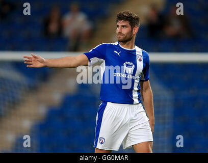 Chesterfield's Ched Evans during the pre-season friendly match at the Proact Stadium, Chesterfield. Stock Photo