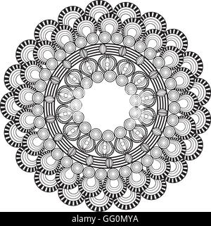 Download intricate mandala icon Stock Vector Art & Illustration ...