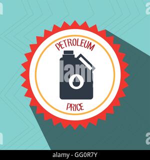 petroleum oil barrel icon Stock Vector