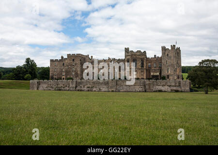 Scenic view of the impressive Raby Castle,Staindrop, Co. Durham Stock Photo