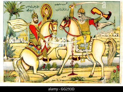 Egyptian popular imagery  c. 1930 Private collection Stock Photo