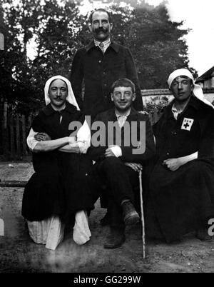 Paul Eluard, male nurse at the evacuation hospital of the 18th arrondissement  Early 1916 France Valette-Eluard Collection Stock Photo