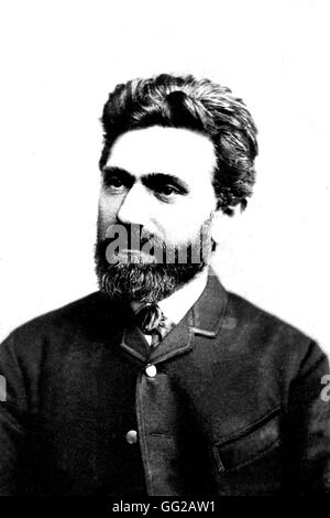 Auguste Bebel (1840-1913), German politician. One of the founders of the social democratic party 1877 Germany Amsterdam, International institute for social history Stock Photo
