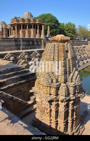 Sun Temple in Modhera, Gujarat, India Stock Photo