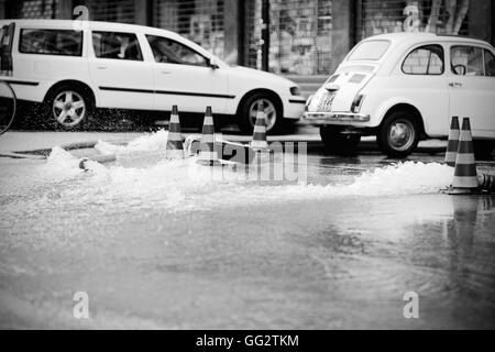 Exceptional flood in pordenone in November 2010 - Pordenone alluvione Novembre 2010 -  Massimiliano Scarpa photographer Stock Photo