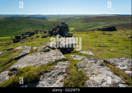 Hookney Tor, Dartmoor, Devon, UK. Stock Photo
