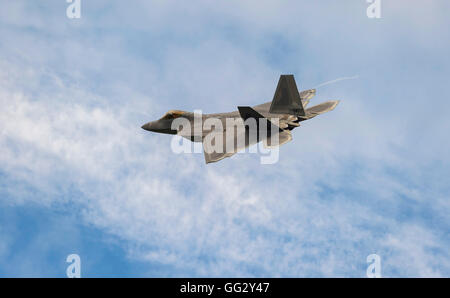 Lockheed Martin F-22A Raptor, USAF, FF AF 09181, at the Royal International Air Tattoo 2016 Stock Photo