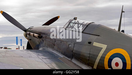 Hawker Sea Hurricane Royal Navy Z7015 Shuttleworth Collection at the Royal International air Tattoo 2016 Stock Photo