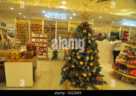 London, UK, 1 August 2016, Selfridges department store open Xmas shop 141 days before Christmas. Stock Photo