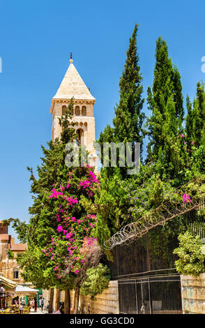 Lutheran Church of the Redeemer in Jerusalem Stock Photo