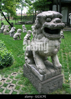 The Lion Garden of the Chang Mansion in Yuci, Shanxi – China. Stock Photo