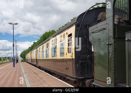 The Cholsey and Wallingford heritage railway in Oxfordshire Stock Photo