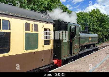 The Cholsey and Wallingford heritage railway in Oxfordshire Stock Photo