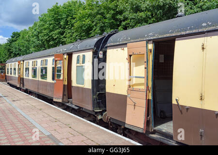 The Cholsey and Wallingford heritage railway in Oxfordshire Stock Photo