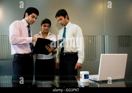 Business executives discussing Stock Photo