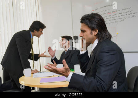 Businessmen during a meeting Stock Photo