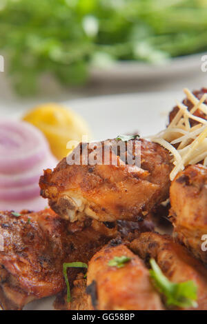 Close-up of fried chicken Stock Photo