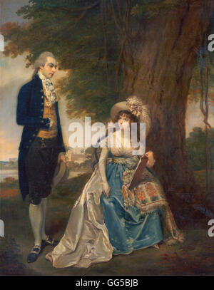 Arthur William Devis - Mr. and Mrs. Fraser Stock Photo