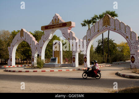 Bagan Train or Railway Station Bagan Myanmar Stock Photo