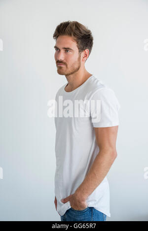 Handsome young man posing Stock Photo