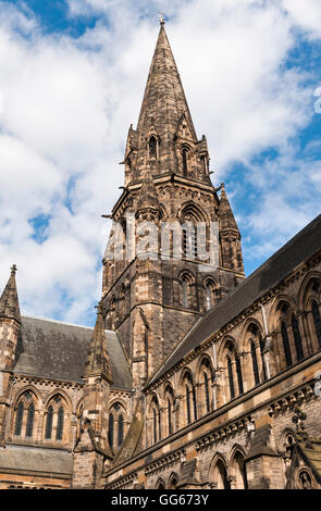 St Mary's Cathedral (Episcopal), Palmerston Place, Edinburgh. A Gothic building designed by Sir George Gilbert Scott in 1874 Stock Photo