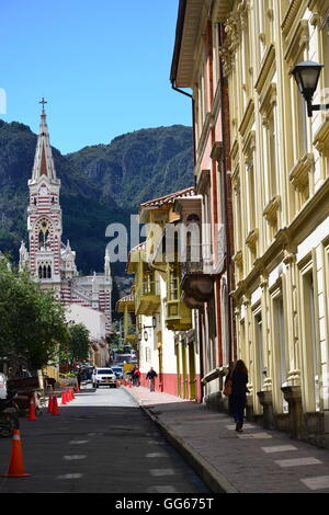 South America, Colombia, Bogota,  Santuario Nacional de Nuestra Señora del Carmen Stock Photo