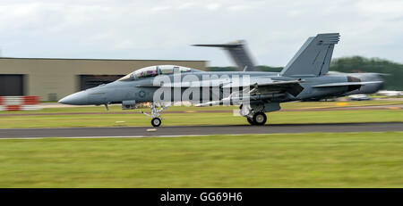 F/A 18 Super Hornet US Navy 168930  at Royal International air Tattoo 2016 Stock Photo