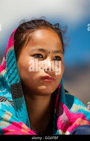 A Nepali girl from the remote Dolpa region, Nepal Stock Photo - Alamy