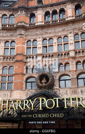 Harry Potter at the Palace Theatre on Cambridge Circus in London UK Stock Photo