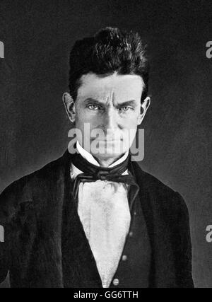 John Brown. Portrait of the American abolitionist, John Brown (1800-1859) by Augustus Washington, c.1846-1847 Stock Photo