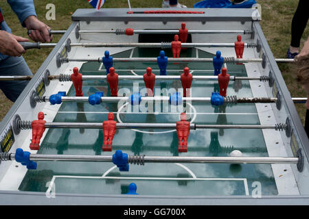 A table football game Stock Photo