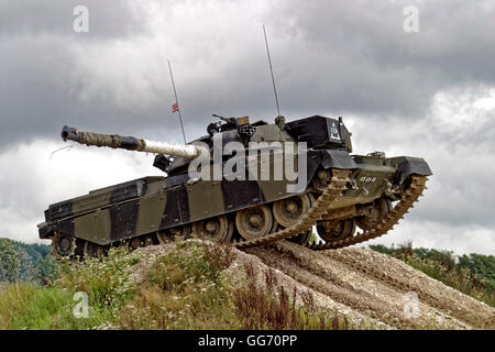 An ex British Army Mk 2 FV4201 Chieftain Main Battle Tank '03 EB 83' at the Tank Museum, Bovington, Dorset, UK.17th August 2004. Stock Photo