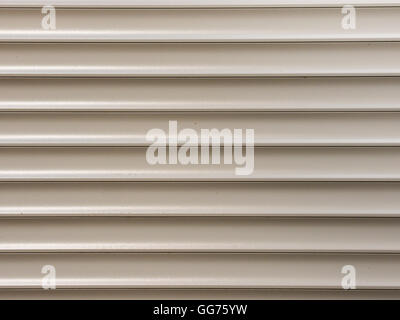 metal roller shutter from shop Stock Photo