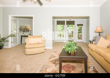 Modern home interior of a typical North American home Stock Photo - Alamy