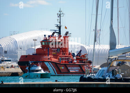 Boats in the port of Palma marina, Mallorca, Spain, Majorca, Balearic Islands Stock Photo