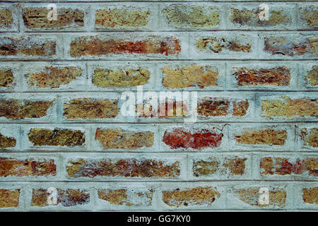 wall with colored bricks as a background Stock Photo