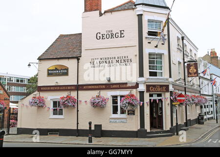 George pub, High Street, Eton, Berkshire, England, Great Britain, United Kingdom, UK, Europe Stock Photo