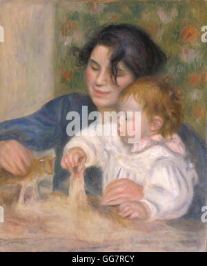 Gabrielle et Jean by Pierre-Auguste Renoir Stock Photo