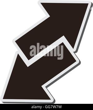 Two arrows on the circle . Angle 360 black icon Stock Vector Image ...