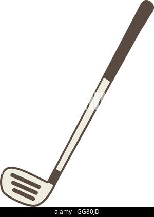 golf club equipment icon Stock Vector
