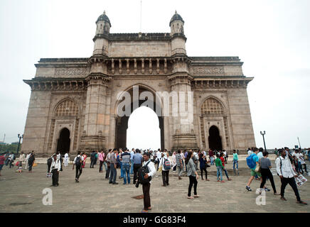 The image of Gateway of India, monument in Mumbai, India Stock Photo