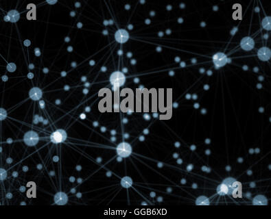 Connection dots sphere. Computer generated render Stock Photo - Alamy